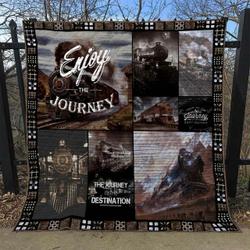Train Td210537 Quilt Blanket and Home Decor