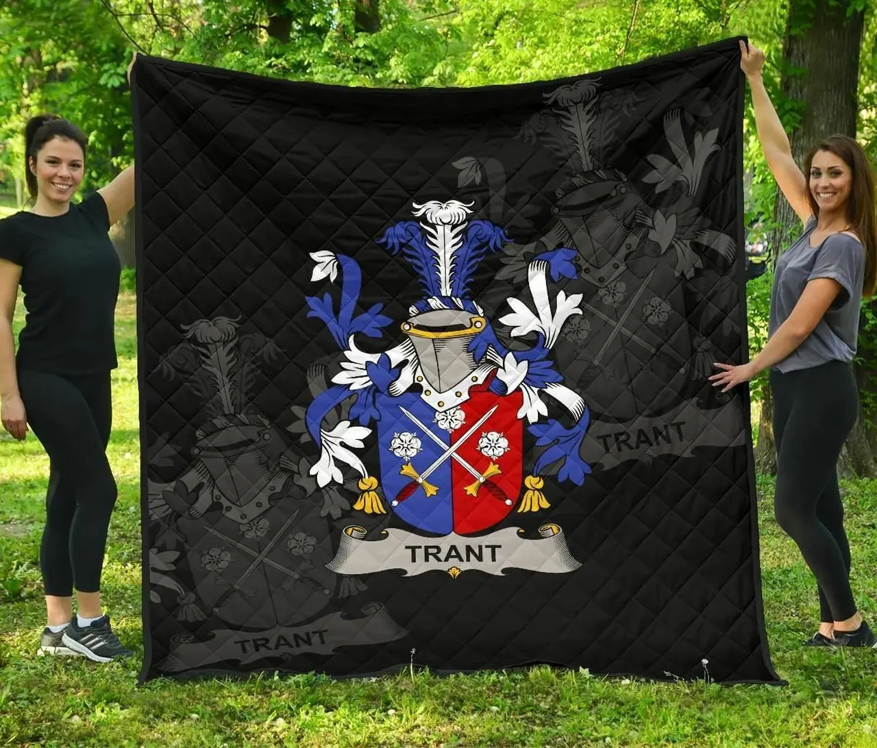 Trant Or Trent Ireland Irish Family Crest JFJ13921 3D Customized Quilt 2707 and Home Decor