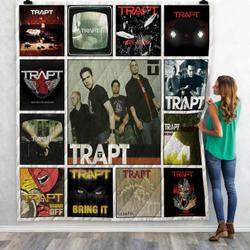 Trapt Singles Quilt Blanket 02 and Home Decor
