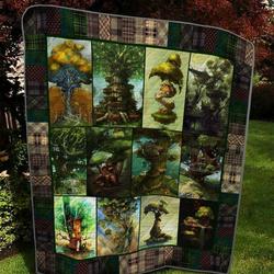 Tree House P904011 Quilt Blanket  Quilt and Home Decor