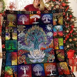 Tree O JFJ13991 3D Customized Quilt 2707 and Home Decor