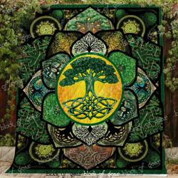 Tree Of Life Blanket Kc1707 Quilt and Home Decor