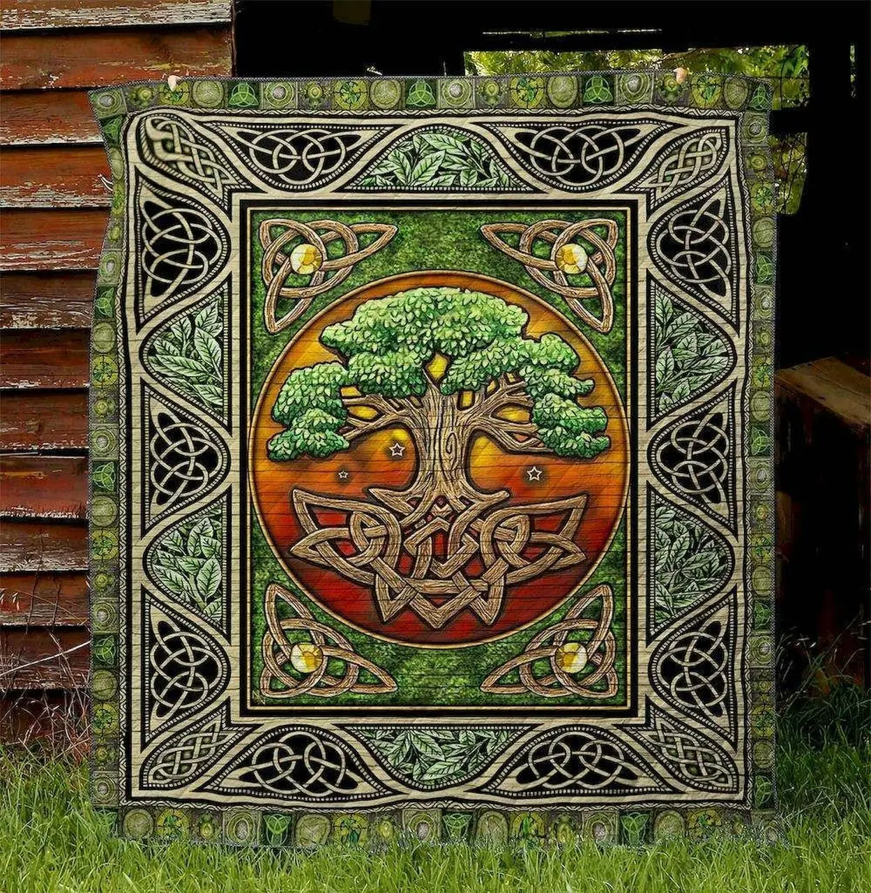 Tree Of Life Cl16100079Mdq Quilt Blanket and Home Decor