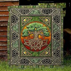 Tree Of Life Cl16100079Mdq Quilt Blanket and Home Decor