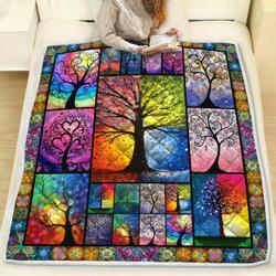 Tree Of Life Coloful G Quilt Cz and Home Decor