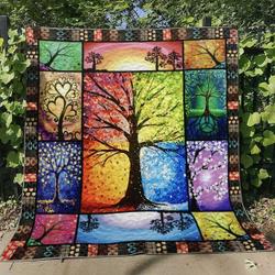 Tree Of Life D010781 Quilt Blanket and Home Decor