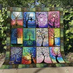 Tree Of Life D010782 Quilt Blanket and Home Decor