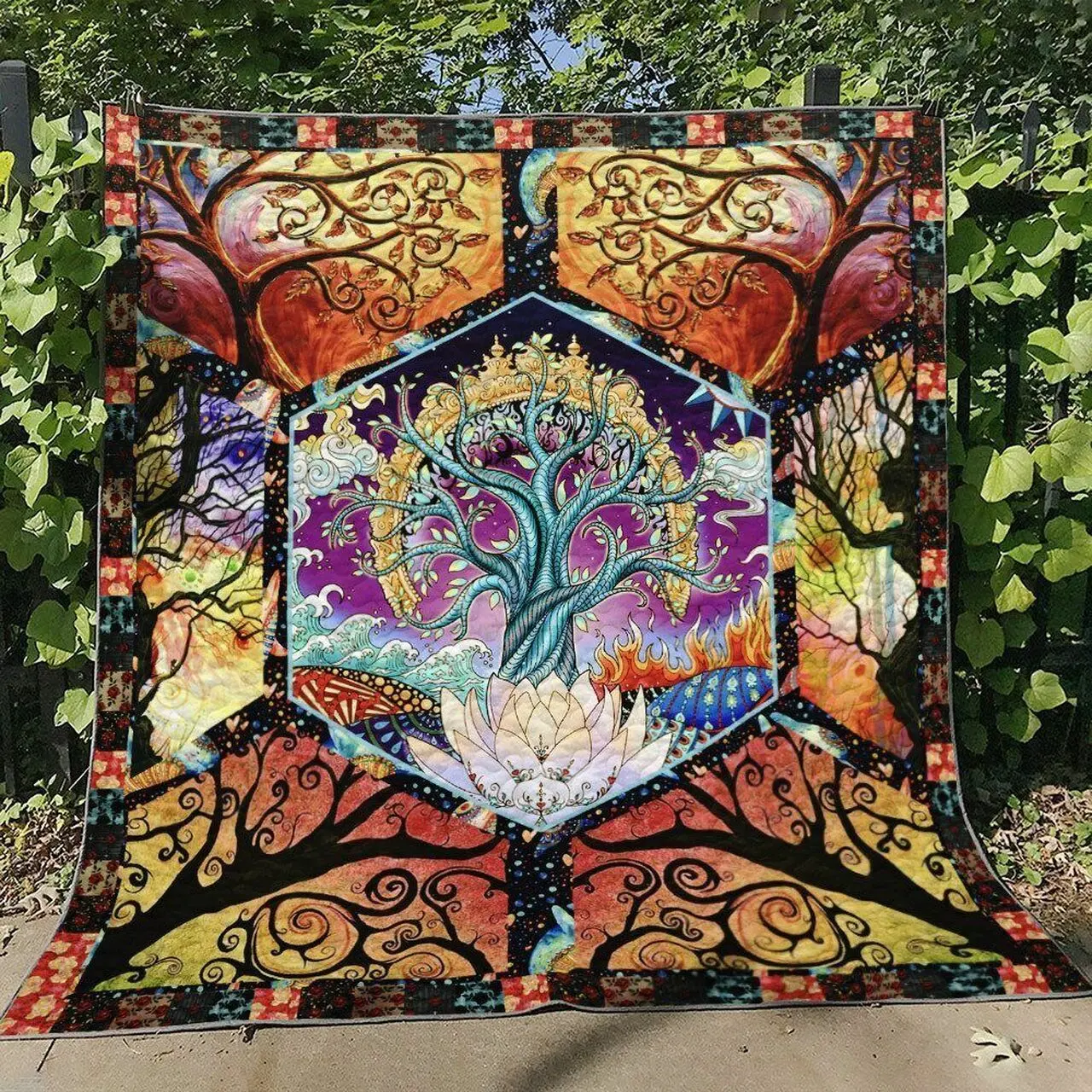 Tree Of Life D010787 Quilt Blanket and Home Decor