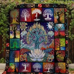Tree Of Life Tnt1104 1027 3D Customized Quilt Blanket 372 and Home Decor