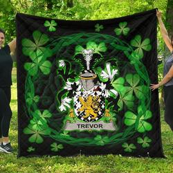 Trevor Ireland Irish Celtic Shamrock Knot Circle JFJ14018 3D Customized Quilt 2707 and Home Decor