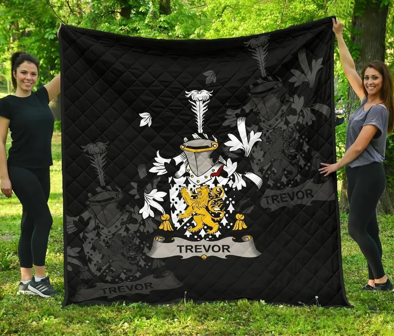 Trevor Ireland Irish Family Crest JFJ14015 3D Customized Quilt 2707 and Home Decor
