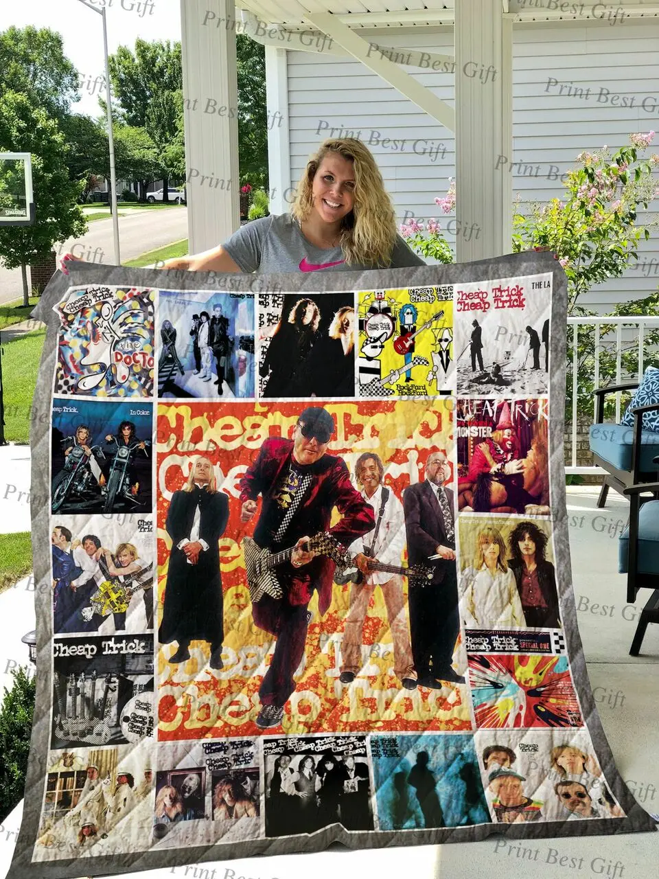 Trick Albums Cover Poster Quilt Blanket Ver 2 and Home Decor
