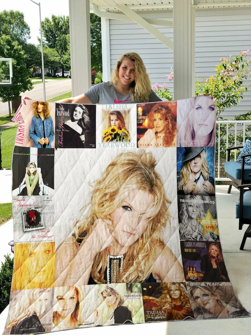 Trisha Yearwood 2 Quilt Blanket and Home Decor