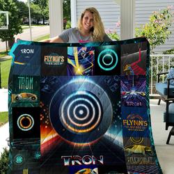 Tron 1982 Poster Quilt and Home Decor