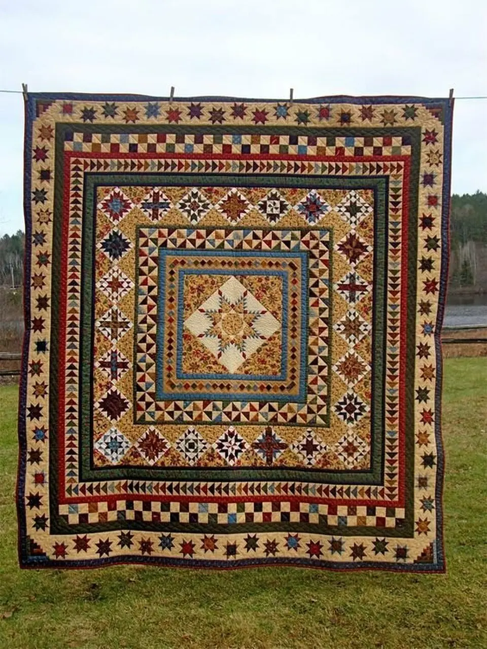 Troubled Stars Clp260650 Quilt Blanket and Home Decor