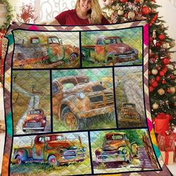 Trucker JFJ14040 3D Customized Quilt 2707 and Home Decor