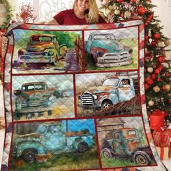 Trucker JFJ14041 3D Customized Quilt 2707 and Home Decor