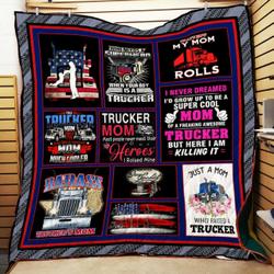 Trucker Mom Quilt and Home Decor
