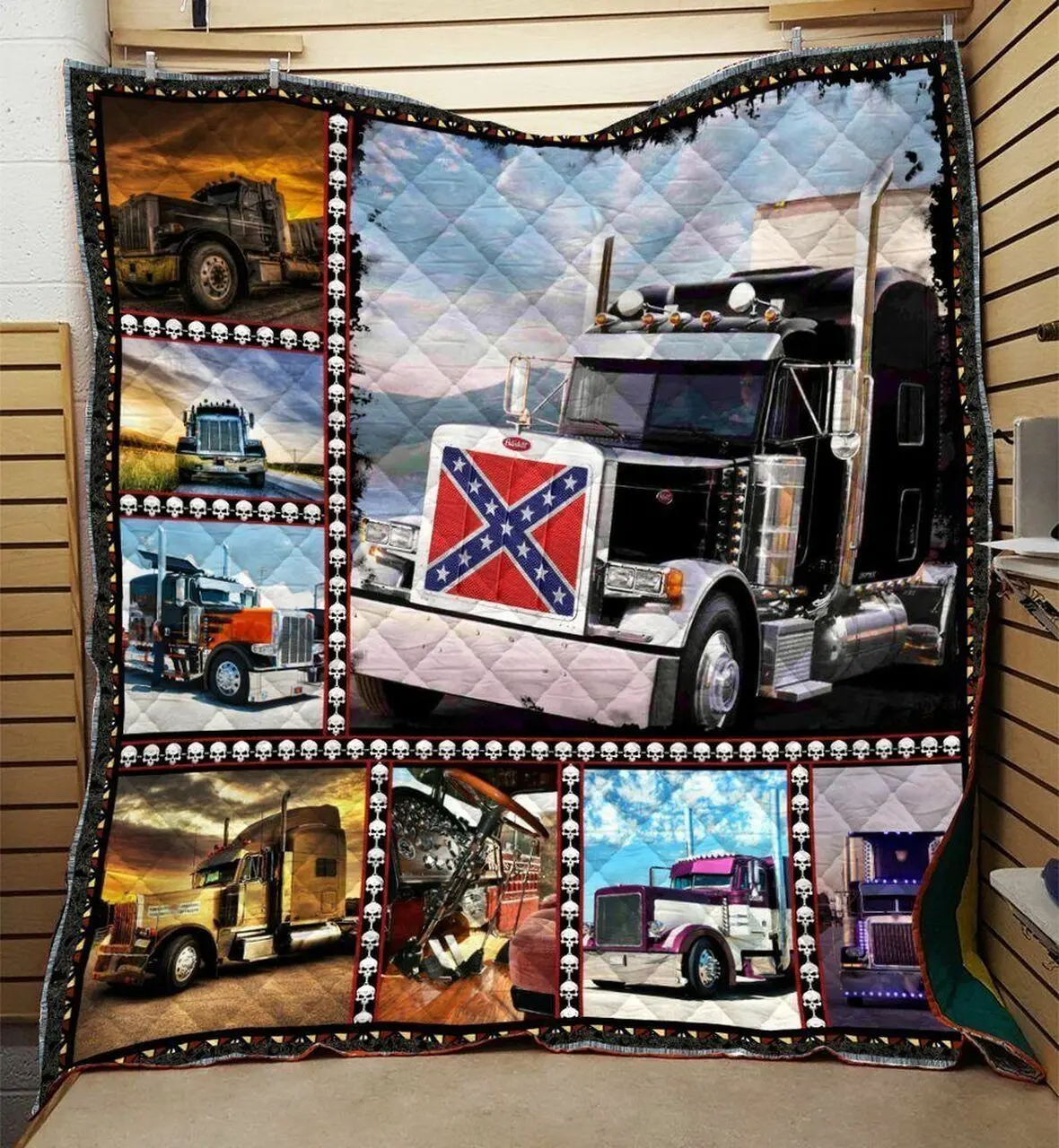 Trucking Quilt Hbi and Home Decor