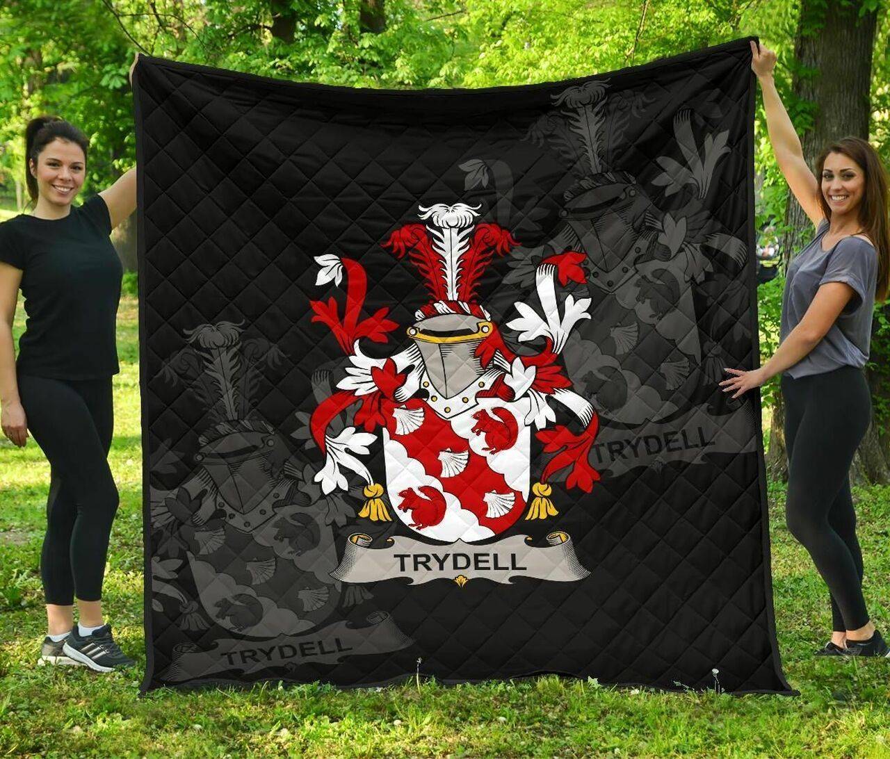 Trydell Ireland Irish Family Crest JFJ14054 3D Customized Quilt 2707 and Home Decor