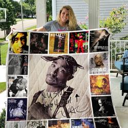 Tupac Shakur Quilt Blanket 0950 and Home Decor