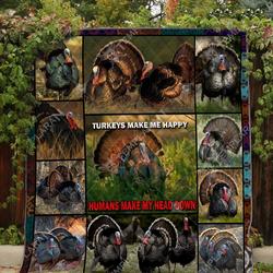 Turkey Blanket 3D Full Printing Txh-Qdt00058  Quilt and Home Decor