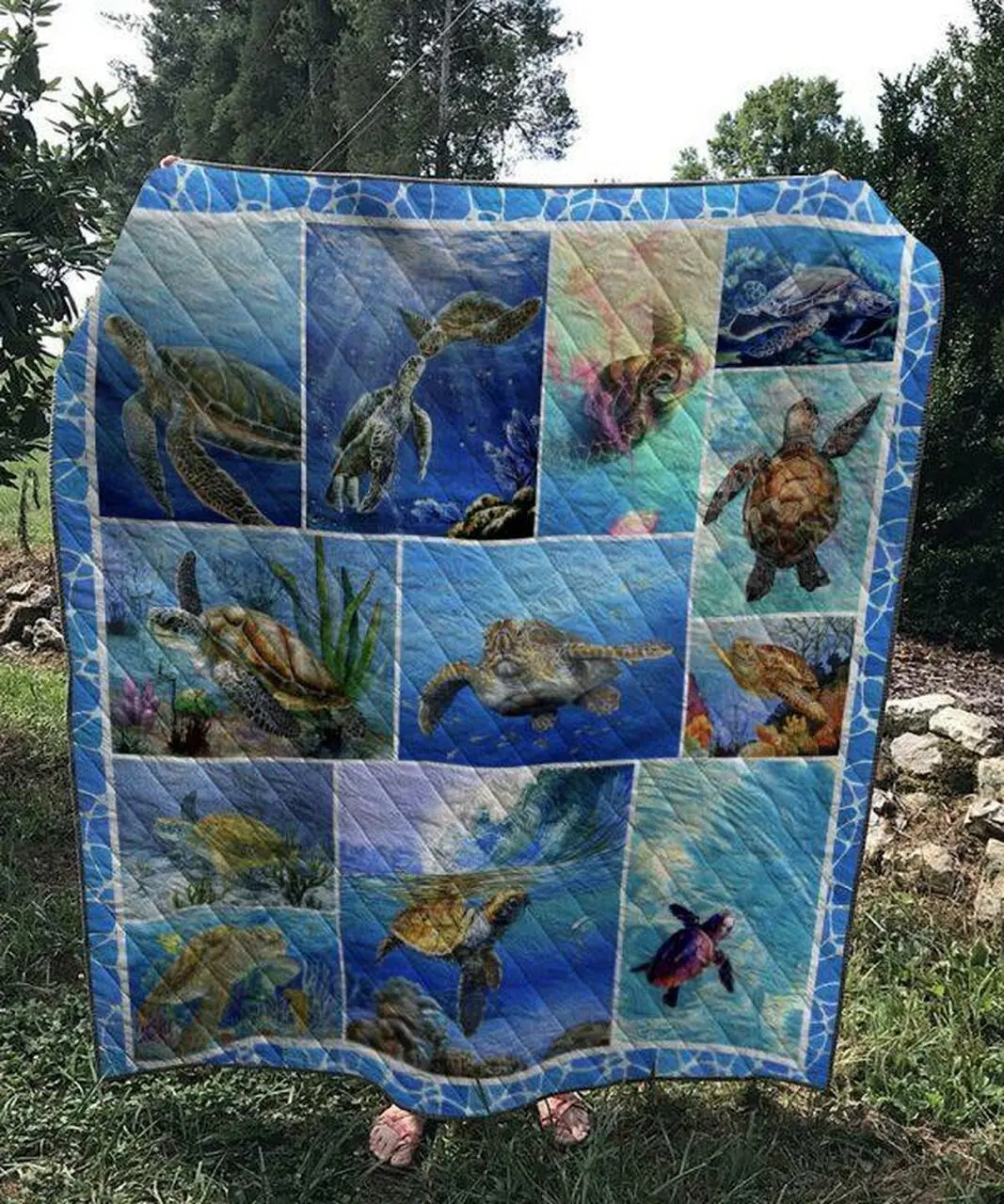 Turtle 1103 27 Quilt Blanket Quilt and Home Decor