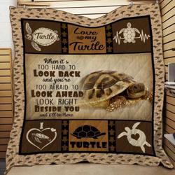 Turtle Aww JFJ14096 3D Customized Quilt 2707 and Home Decor