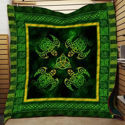 Turtle Celtic JFJ14098 3D Customized Quilt 2707 and Home Decor