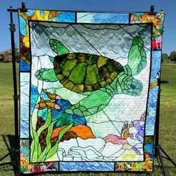 Turtle Hur Quilt go and Home Decor