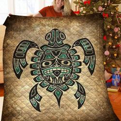 Turtle JFJ14131 3D Customized Quilt 2707 and Home Decor