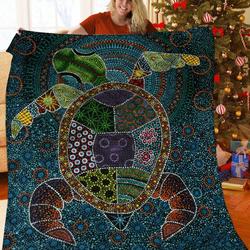 Turtle JFJ14132 3D Customized Quilt 2707 and Home Decor