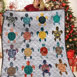 Turtle JFJ14167 3D Customized Quilt 2707 and Home Decor