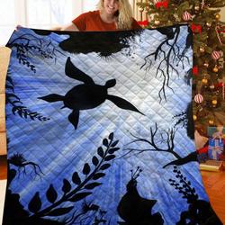 Turtle JFJ14175 3D Customized Quilt 2707 and Home Decor