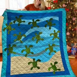 Turtle JFJ14177 3D Customized Quilt 2707 and Home Decor