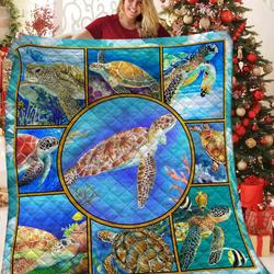 Turtle JFJ14185 3D Customized Quilt 2707 and Home Decor