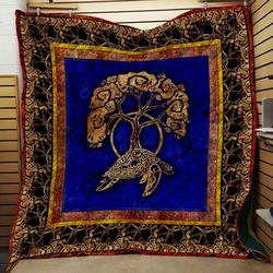 Turtle JFJ14230 3D Customized Quilt 2707 and Home Decor