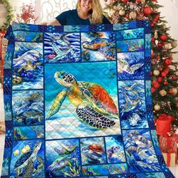 Turtle JFJ14264 3D Customized Quilt 2707 and Home Decor
