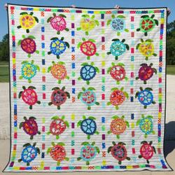 Turtle Na 3D Personalized Customized Quilt Blanket 245 and Home Decor