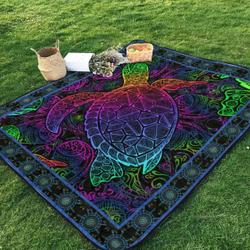 Turtle Ng070808B Tbg Quilt Blanket and Home Decor