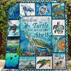 Turtle Own Shell JFJ14109 3D Customized Quilt 2707 and Home Decor