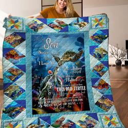 Turtle Quilt Blanket C9B120605Dl and Home Decor