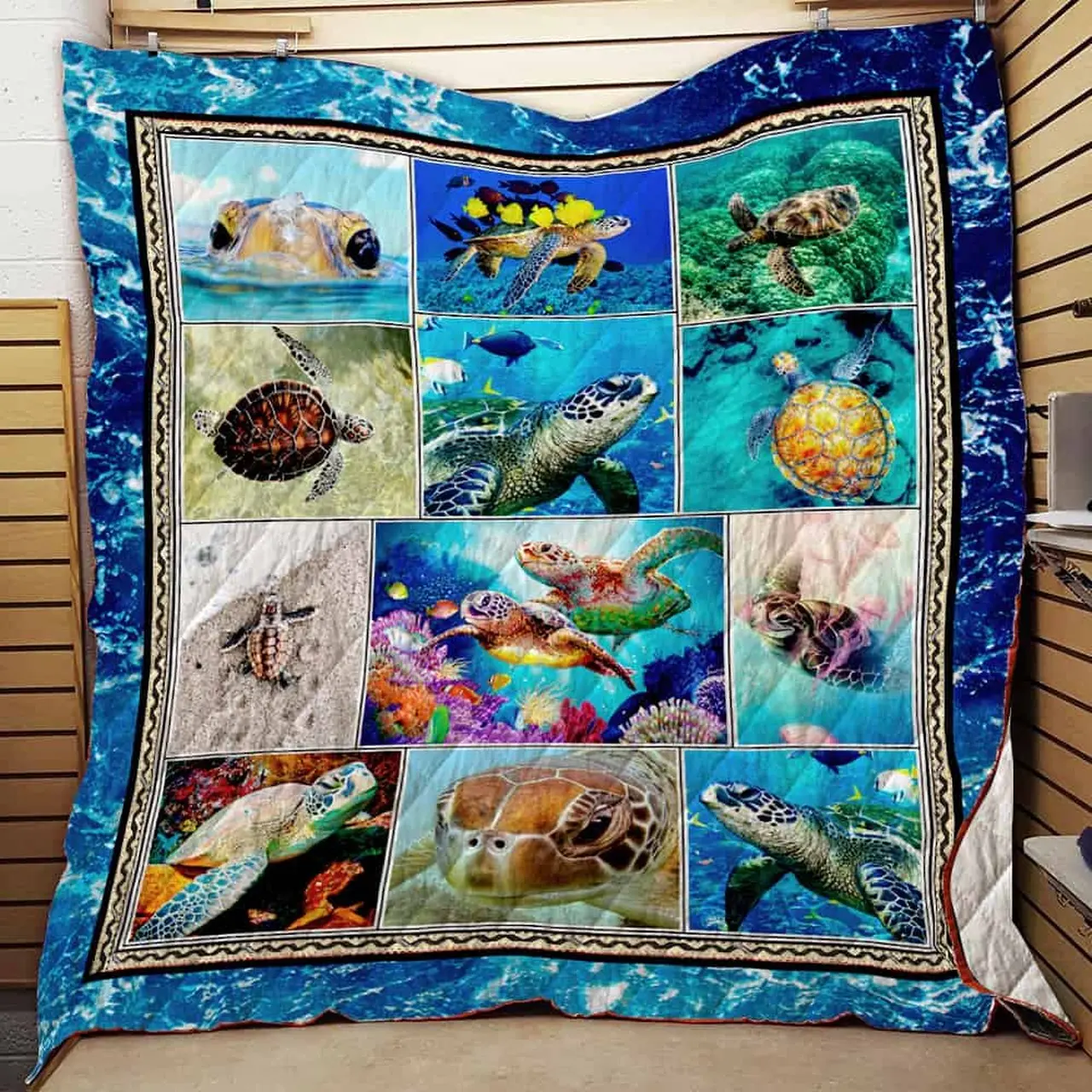 Turtle Quilt Q2602-01 V2 and Home Decor