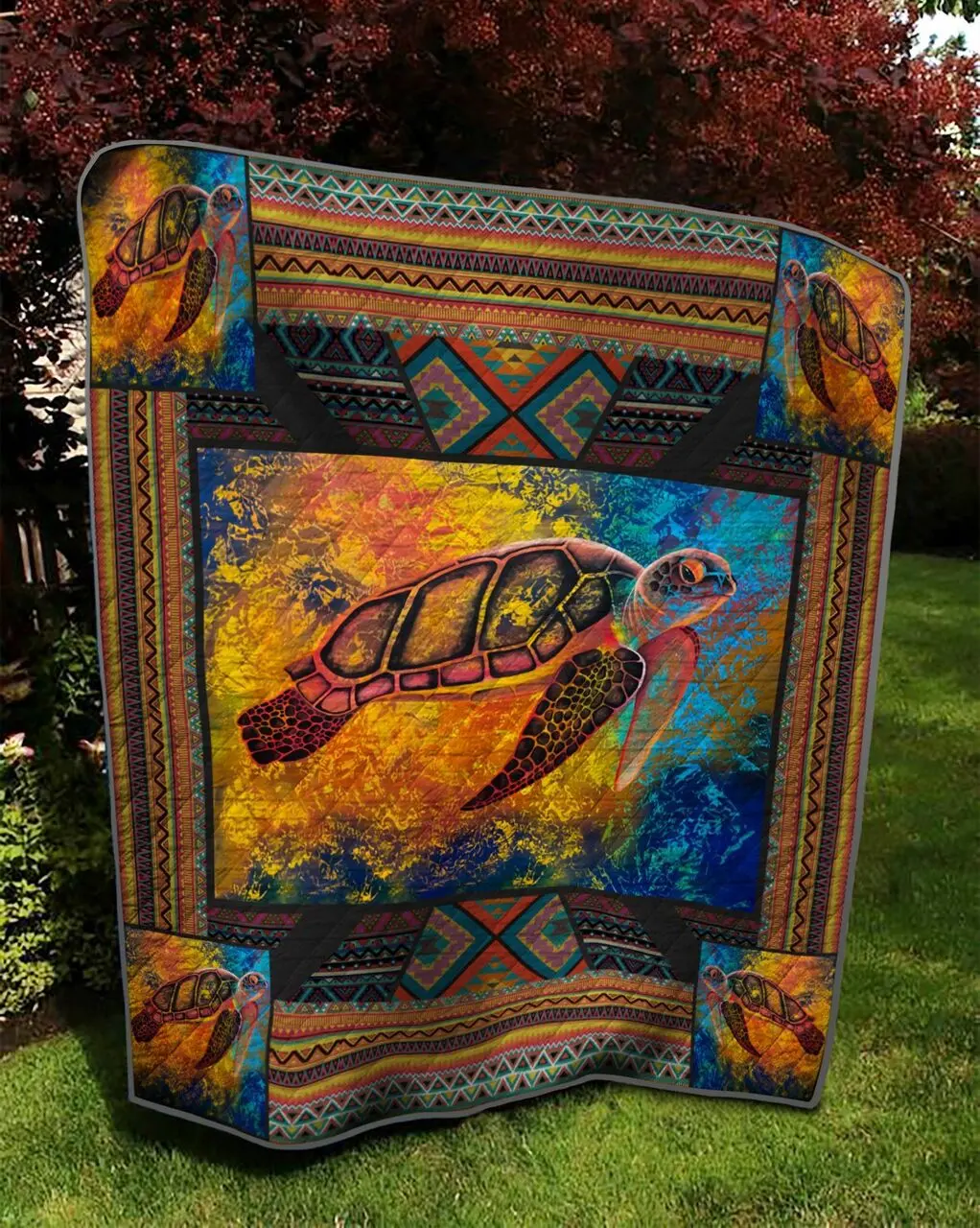Turtle Td20110044 Quilt Blanket and Home Decor