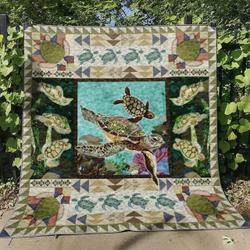 Turtle Tl010715 Quilt Blanket and Home Decor