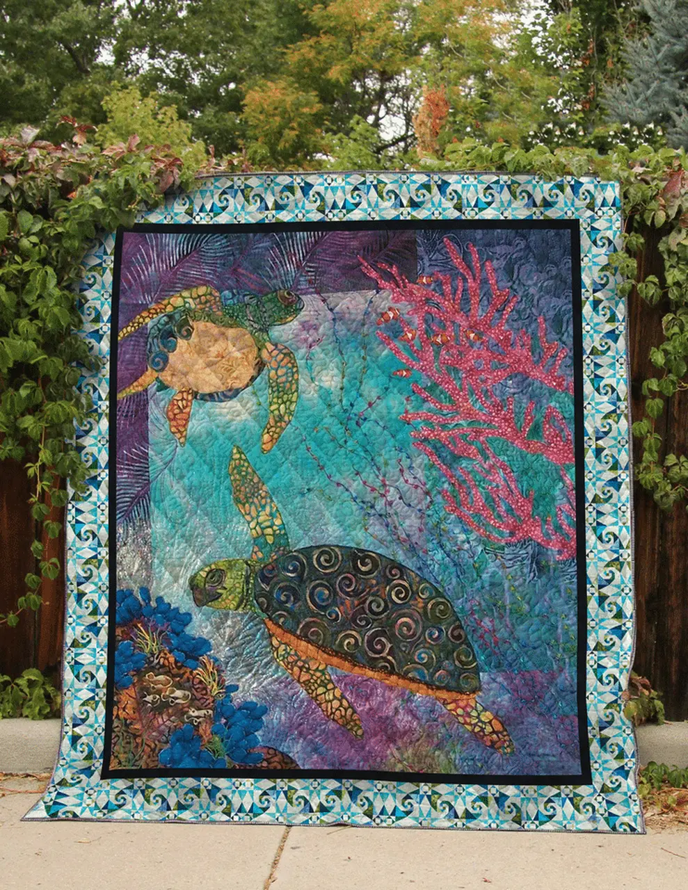 Turtle Vcb Quilt Derqby and Home Decor