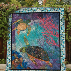 Turtle Vcb Quilt Derqby and Home Decor
