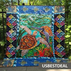 Turtle Vcb Quilt Derqcj and Home Decor
