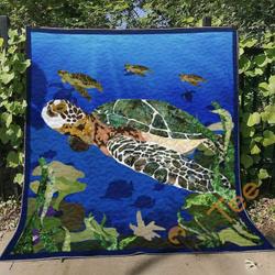 Turtle Ver11 Blanket TH1507 Quilt and Home Decor