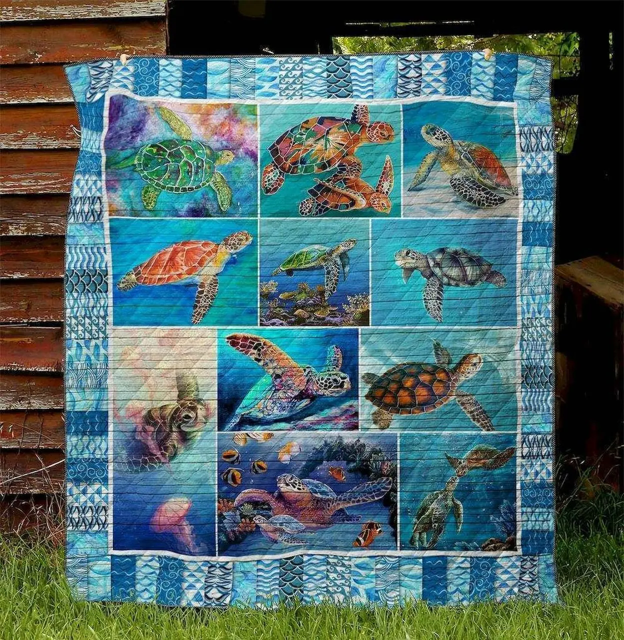 Turtles P504003 Quilt Blanket and Home Decor